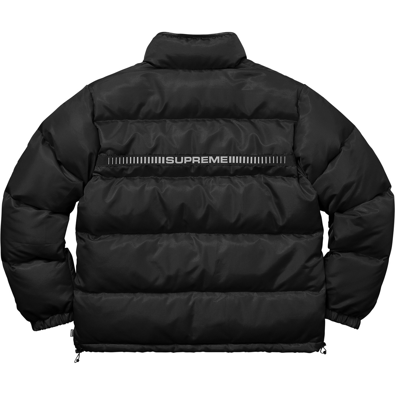 Reflective Sleeve Logo Puffy Jacket view 26